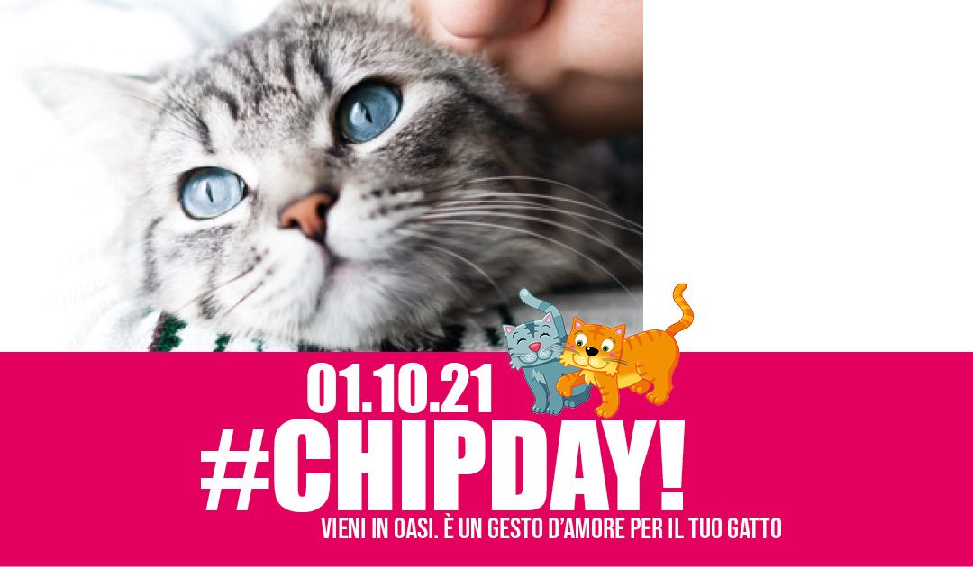 01.10.21 Porta il tuo gatto in Oasi per il #CHIPDAY
